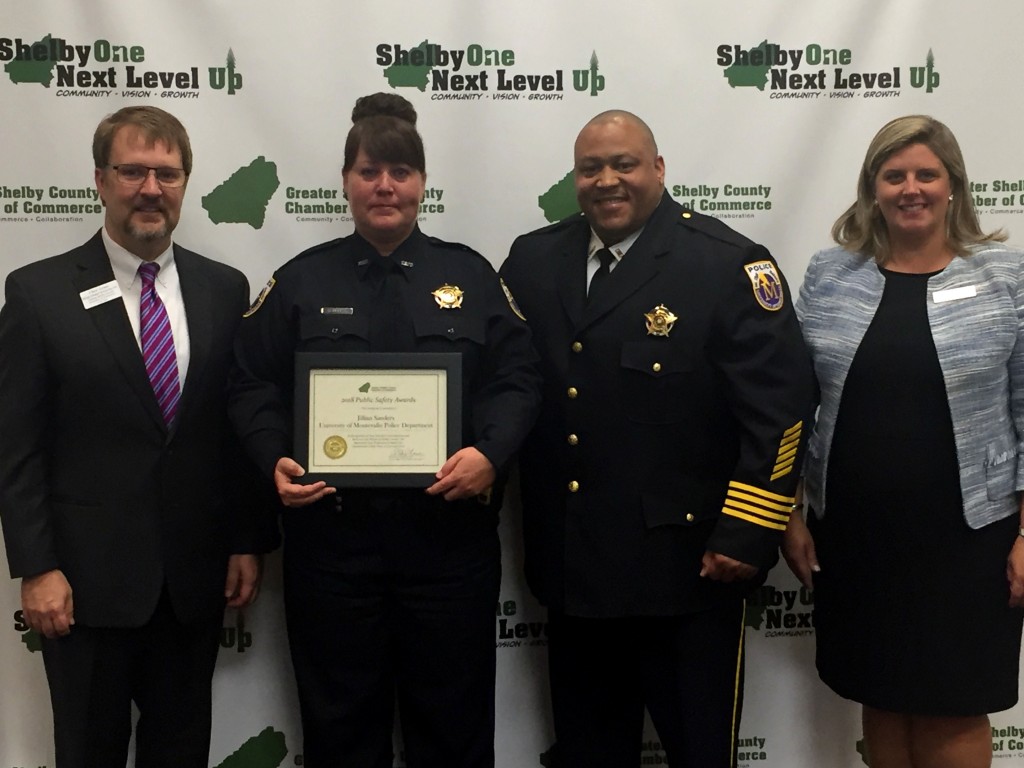 U of Montevallo Police Officer of the Year - Jillian Sanders 2018
