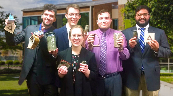 Speech Team harper trophies