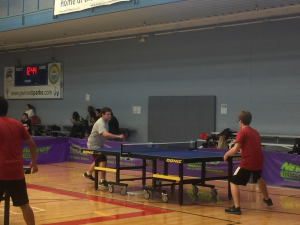 table tennis action - Drake Jones