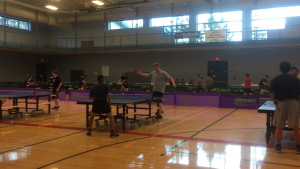 table tennis action - Tivis Boothe