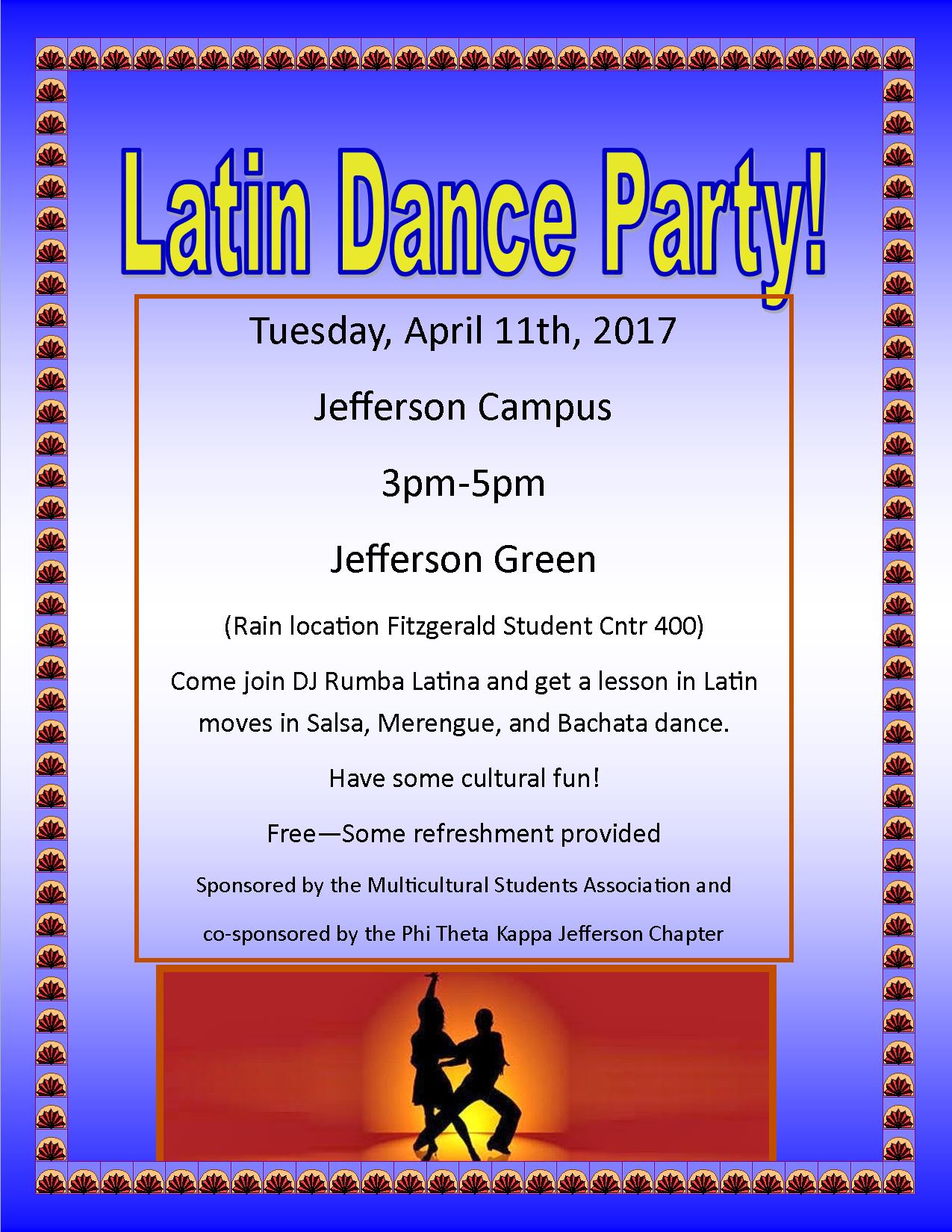 Latin Dance Night April 11