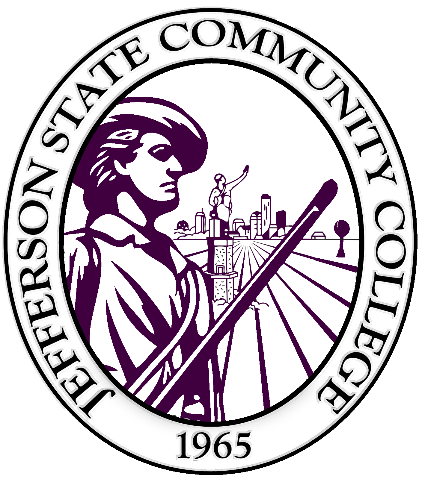 Jefferson State Pioneer Seal Purple (2)