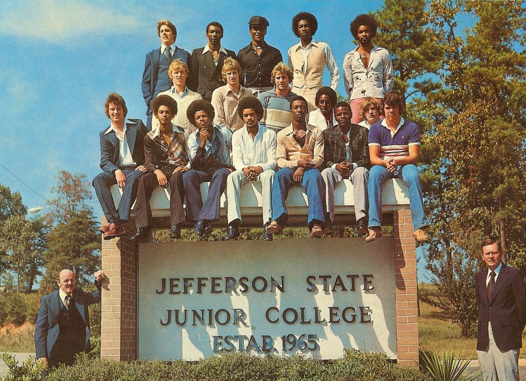 1979 Basketball Team on Sign