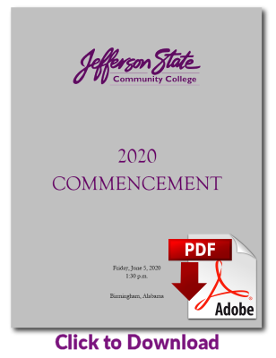 Commencement Program Icon PDF
