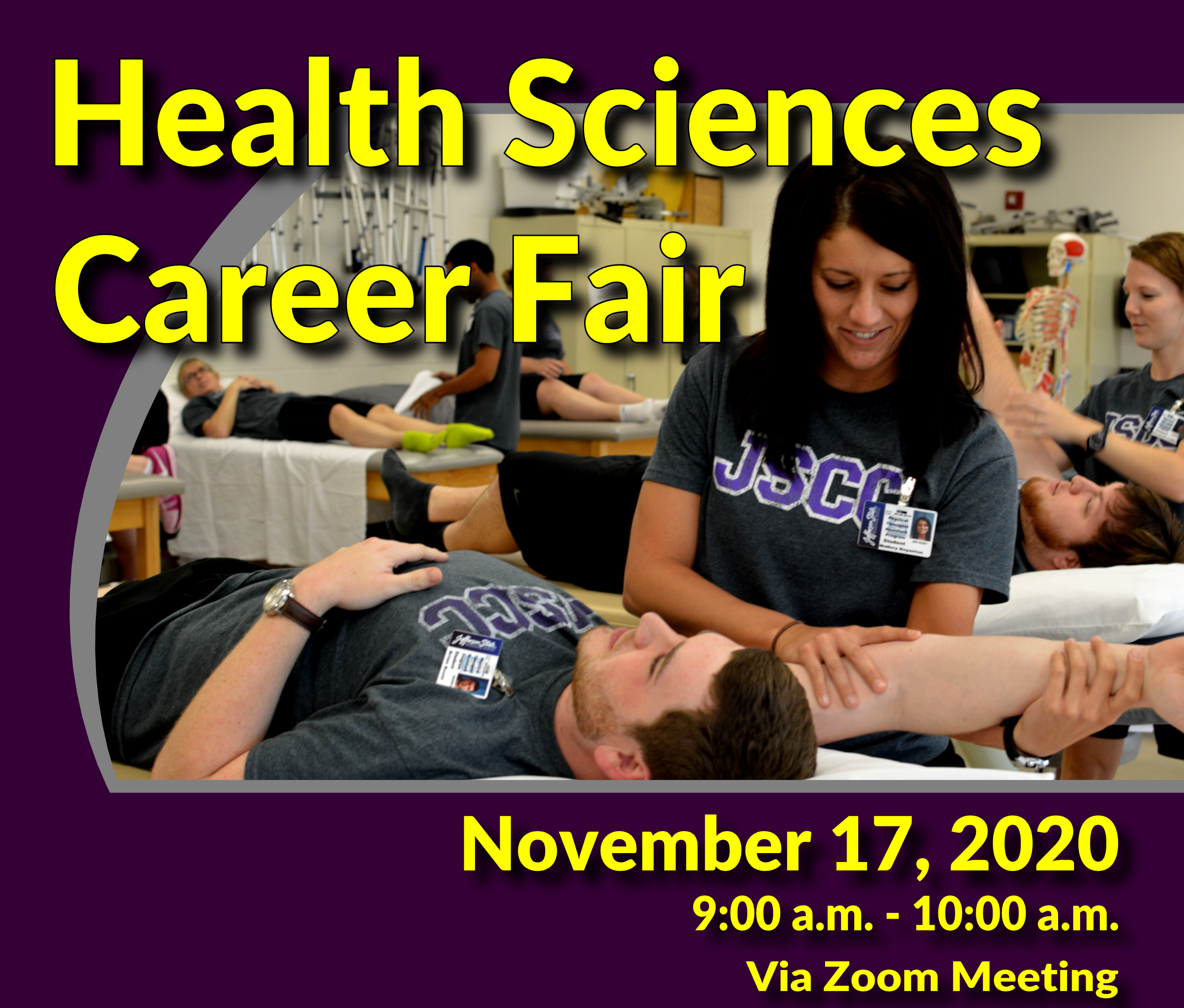 Health Sciences Career Fair Website image 2020