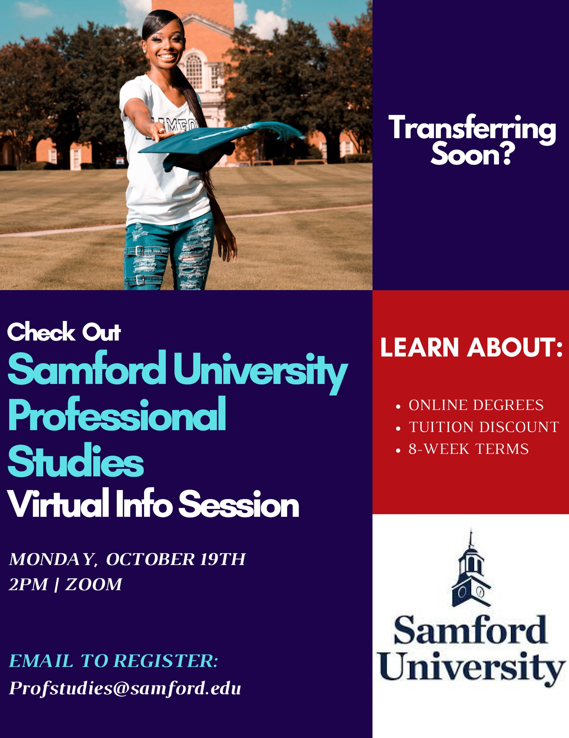 Samford PS Info Session October 19th