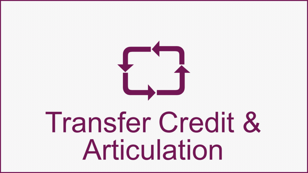 Transfer Credit and Articulation