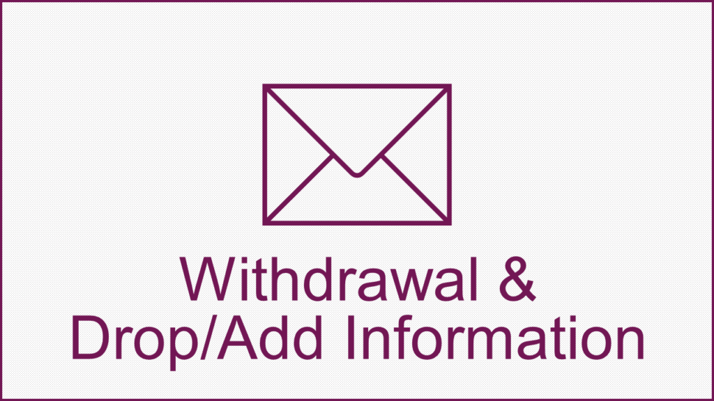 Withdrawal Drop Add