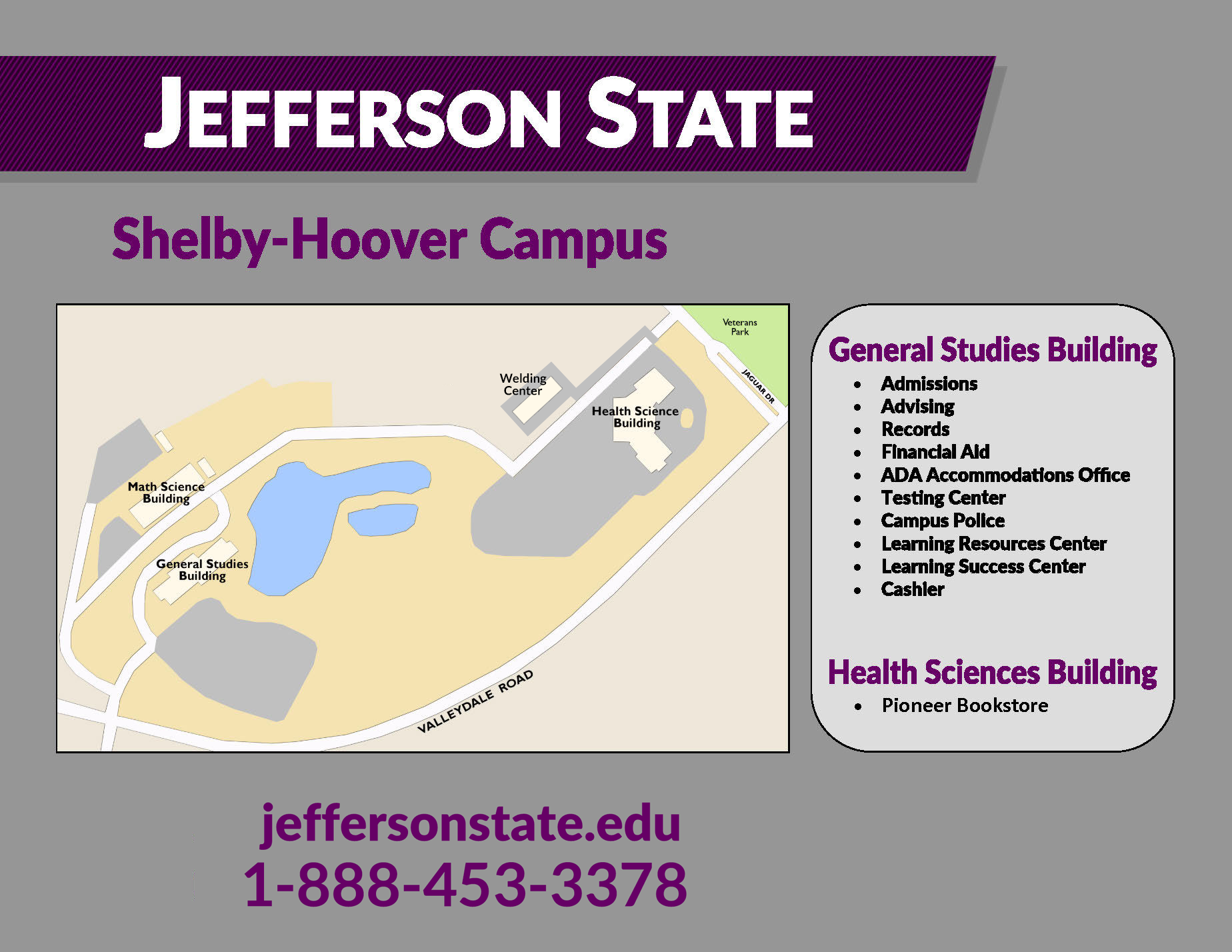 ShelbyHoover Campus Map Jefferson State Community College