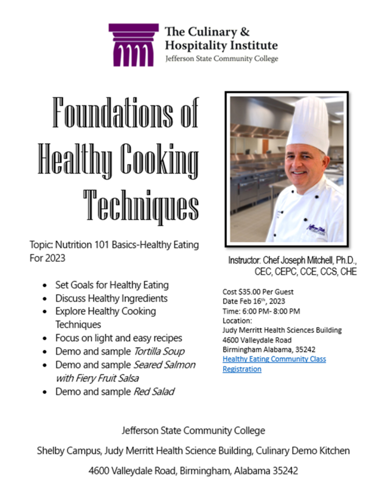 Healthy Cooking Class Graphic 1