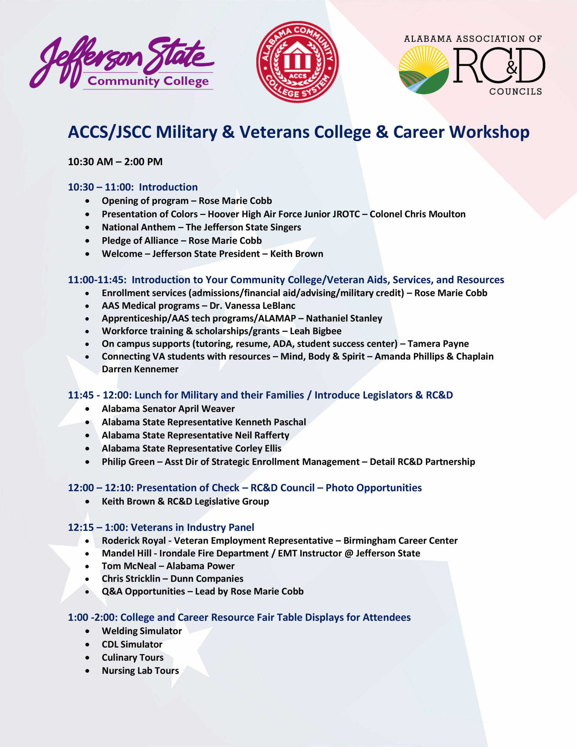 ACCS JSCC Military Career Luncheon Workshop