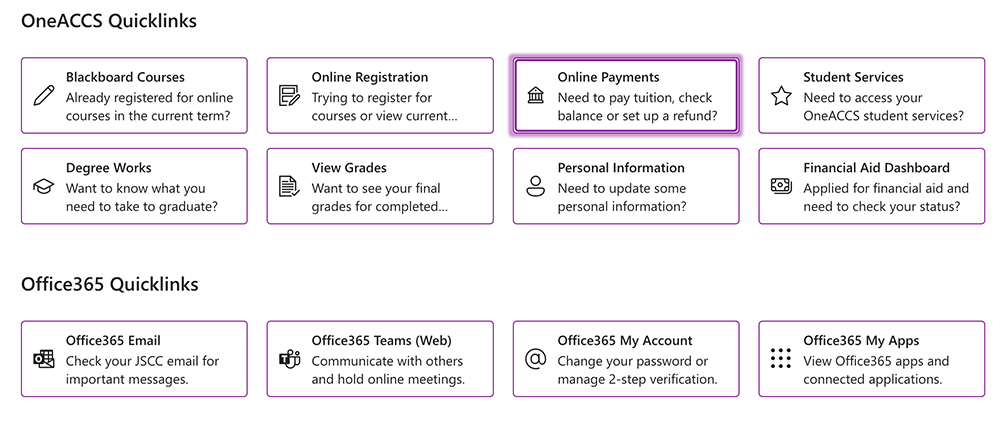 MyJscc Online Payment Screenshot
