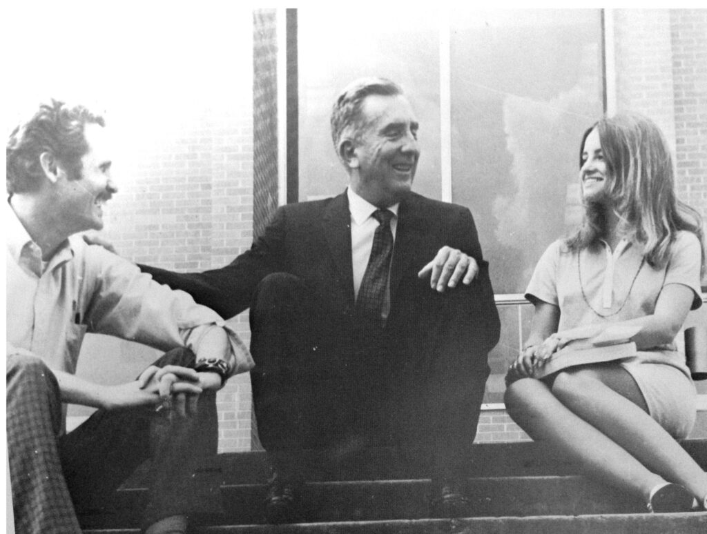 1971 Dr Brown Sitting Students