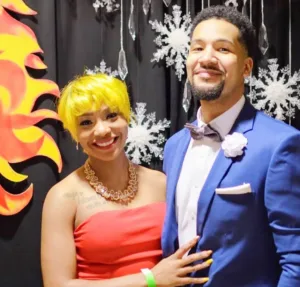 Spring semiformal dance, dance attendees, fire and ice formal dance