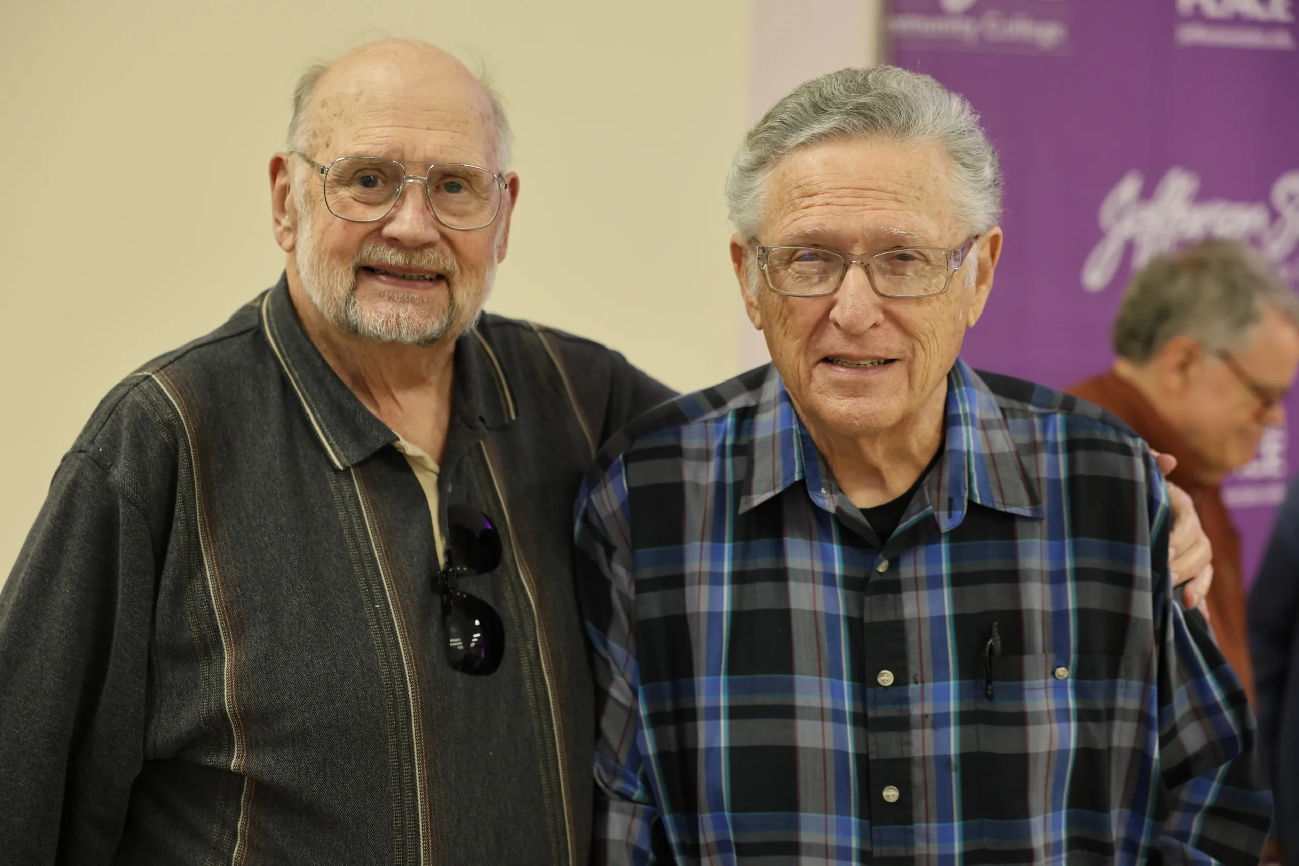 2025 Retiree luncheon attendees pose for picture.