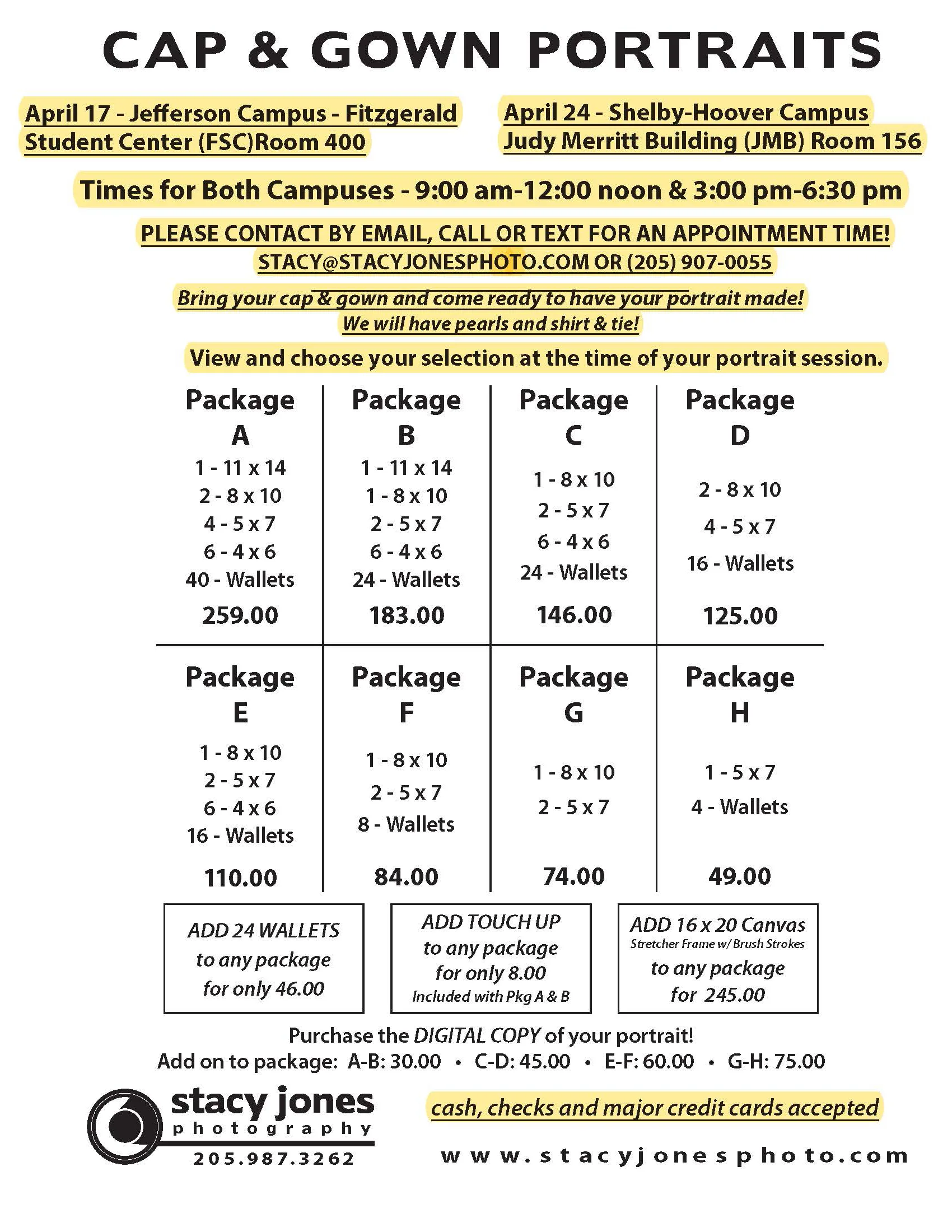 JSCC Cap Gown Flyer 2026