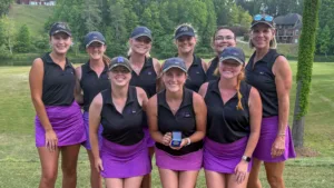 Jefferson State's Women's Golf team at District Tournament