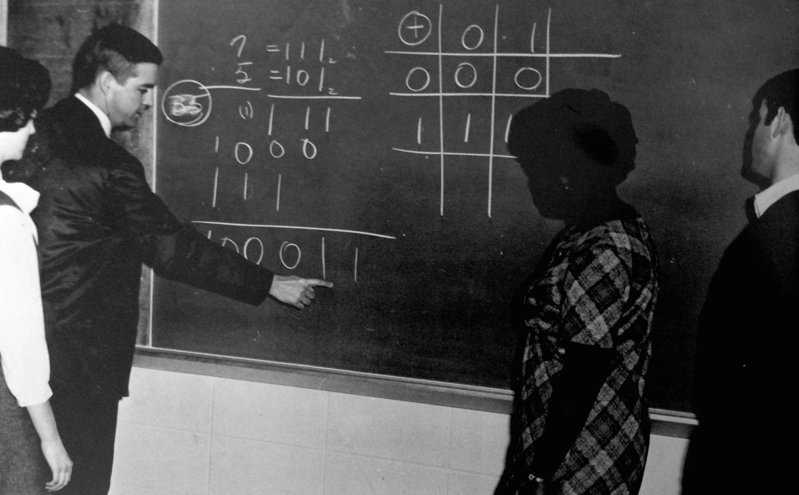 1969 Math Chalk Board
