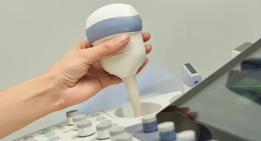 diagnostic medical sonographer performing diagnostics
