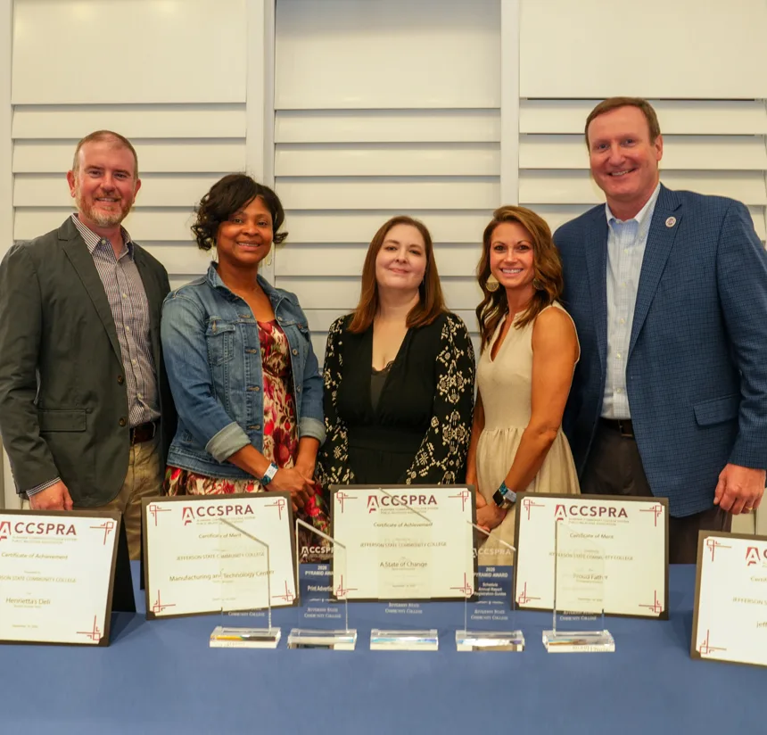 JSCC 2026 Marketing Team with ACCSPRA Awards