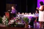 President Brown addresses ceremony crowd