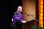 President Brown speaks to graduates at ceremony