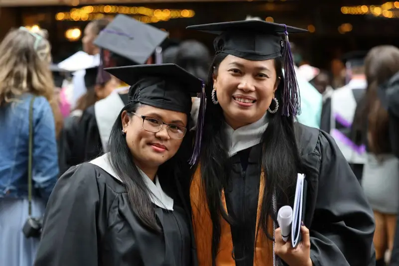 Graduates pose for picture