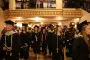 Graduates walk in for ceremony